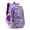 SB Geometrical XXL School Bag - Purple